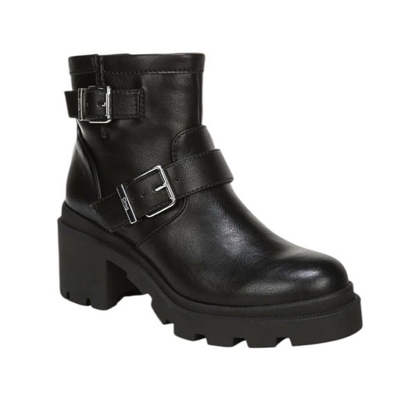 Circus By Sam Edelman Moto Buckle Platform Booties - Picture 1 of 4